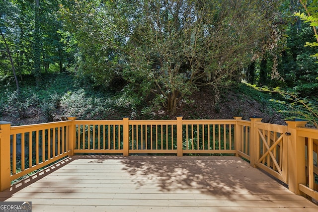51 Ivy Chase NE, Atlanta, GA 30342 - view of wooden deck
