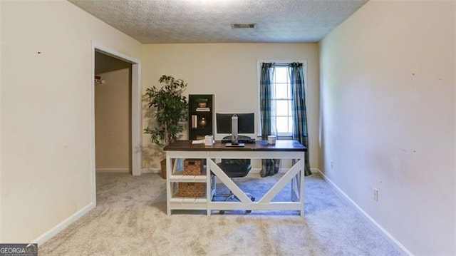 118 Valleyside Dr, Dallas, GA 30157 - carpeted office space with a textured ceiling and baseboards
