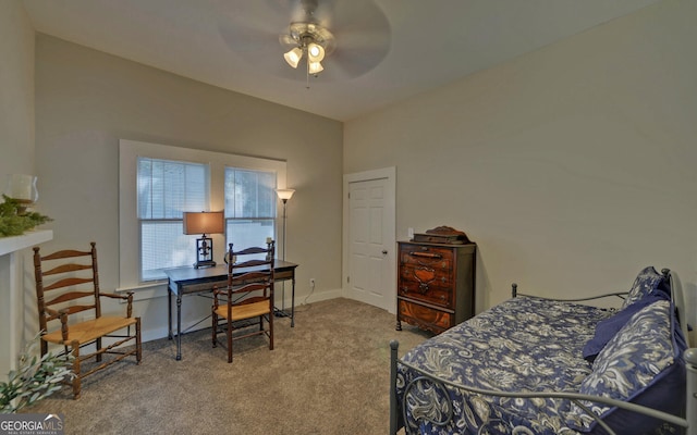 276 E Tugalo St, Toccoa, GA 30577 - bedroom with carpet and a desk
