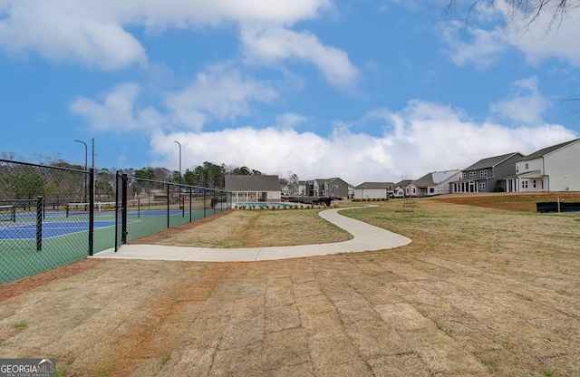 5344 Milford Dr Unit 183A, Gainesville, GA 30507 - view of property's community with a tennis court and a residential view