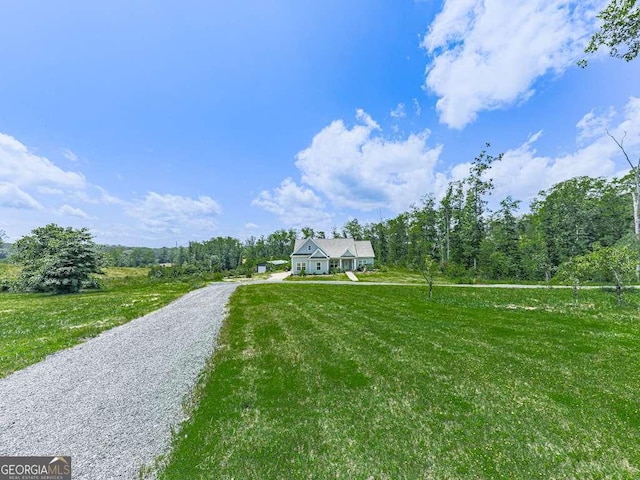 3931 Upper Bethany Rd, Ball Ground, GA 30107 - view of front of house featuring driveway and a front yard
