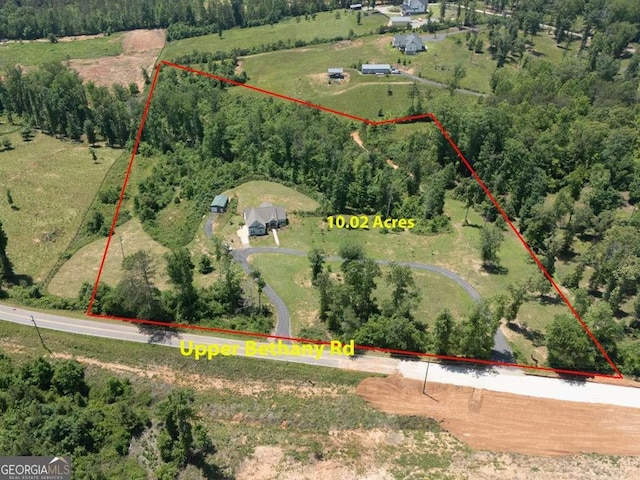 3931 Upper Bethany Rd, Ball Ground, GA 30107 - view of property location featuring property boundaries highlighted