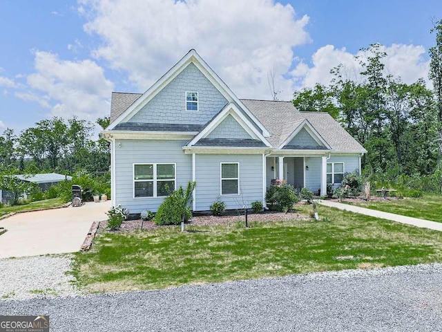 3931 Upper Bethany Rd, Ball Ground, GA 30107 - view of front facade with a front lawn