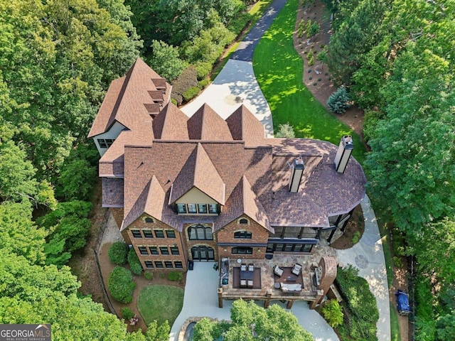 6678 Gaines Ferry Rd, Flowery Branch, GA 30542 - aerial view of property and surrounding area