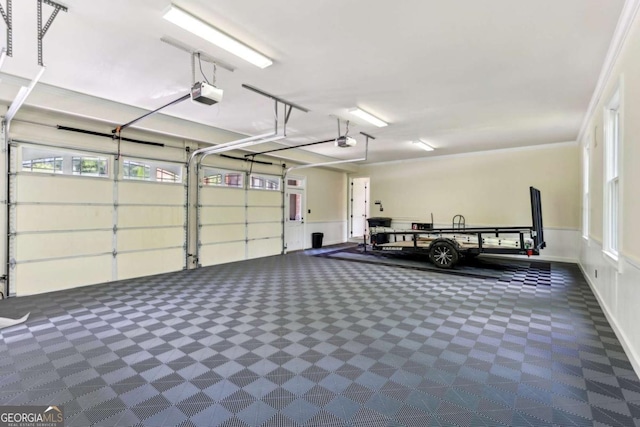 6678 Gaines Ferry Rd, Flowery Branch, GA 30542 - garage with a garage door opener