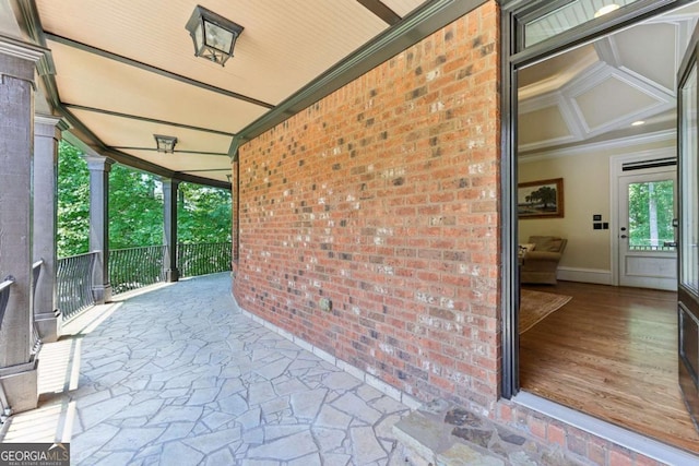 6678 Gaines Ferry Rd, Flowery Branch, GA 30542 - view of patio