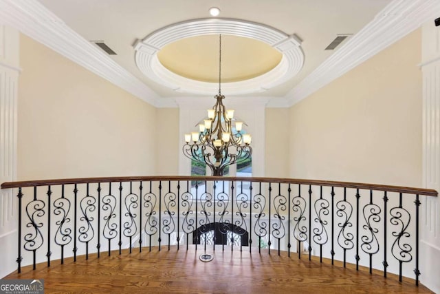 6678 Gaines Ferry Rd, Flowery Branch, GA 30542 - dining area featuring a chandelier and ornamental molding