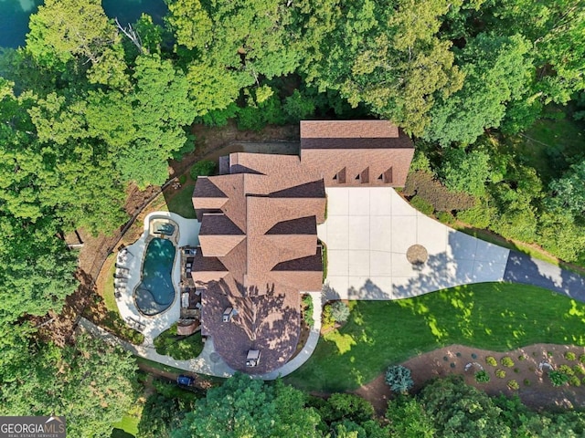 6678 Gaines Ferry Rd, Flowery Branch, GA 30542 - view of property location featuring a pool