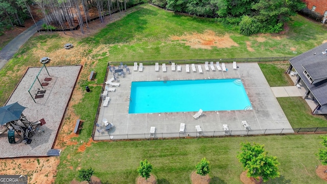 2469 Martini Way, Bethlehem, GA 30620 - aerial view of a pool