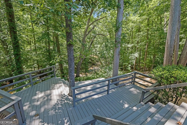4516 Creekwood Cir NW, Kennesaw, GA 30152 - view of wooden terrace