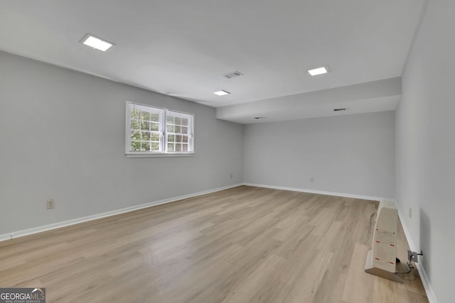 4516 Creekwood Cir NW, Kennesaw, GA 30152 - spare room featuring light wood-style flooring and baseboards