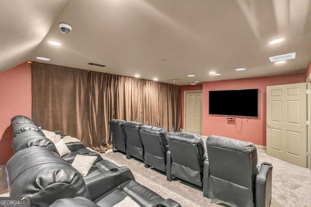 117 Valley View Ct, Blairsville, GA 30512 - cinema room featuring carpet flooring and recessed lighting