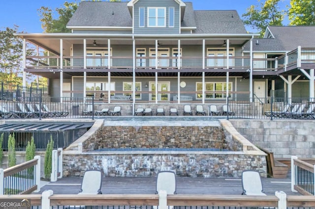 117 Valley View Ct, Blairsville, GA 30512 - view of rear view of house