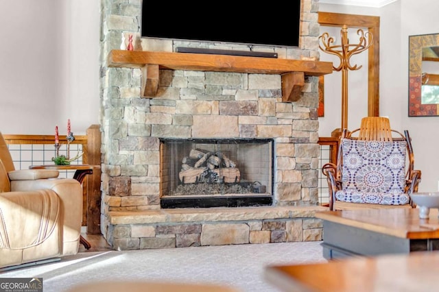 117 Valley View Ct, Blairsville, GA 30512 - detailed view of a fireplace