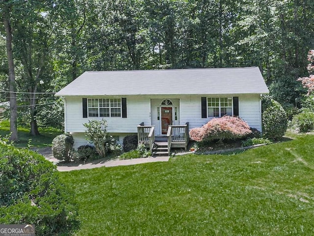 301 Jetta Ln, Canton, GA 30115 - view of front of house with a front lawn