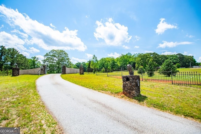 1050 Denton Rd, Douglasville, GA 30134 - view of asphalt driveway with a view of countryside