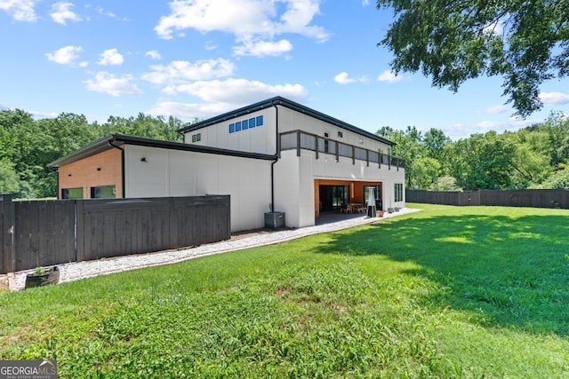 5370 Greenleaf Dr SW, Mableton, GA 30126 - rear view of property featuring central air condition unit