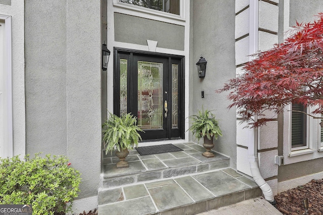 1000 Pleasance Grv, Peachtree City, GA 30269 - view of exterior entry with stucco siding