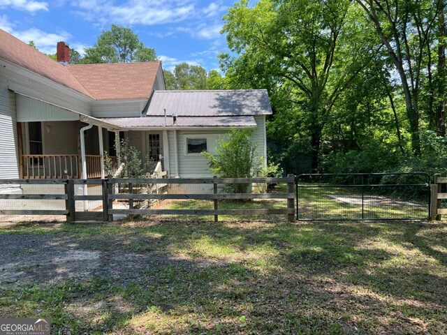 243 Old Acworth Rd, Dallas, GA 30132 - view of yard featuring a gate
