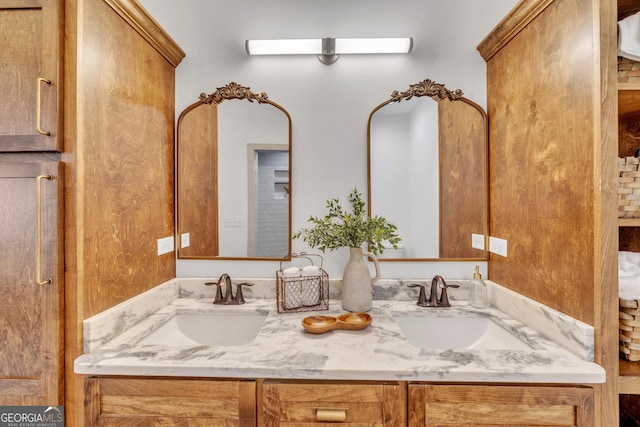 1354 Lakeway Rd, East Dublin, GA 31027 - bathroom with double vanity