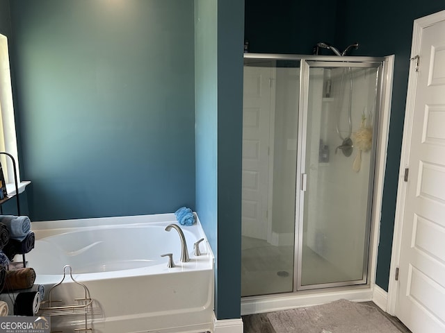 2289 Remington Dr, Commerce, GA 30529 - full bathroom with a stall shower and a bath