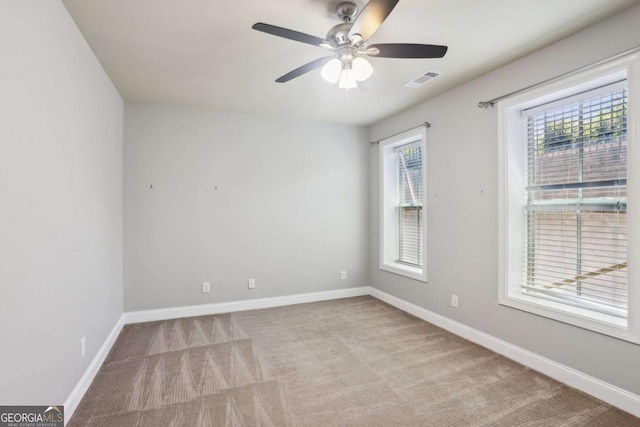 345 Alderwood Ln, Sandy Springs, GA 30328 - empty room featuring carpet flooring and a ceiling fan