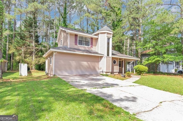 916 Forest Pointe Way, Jonesboro, GA 30238 - view of front facade featuring driveway and a front yard
