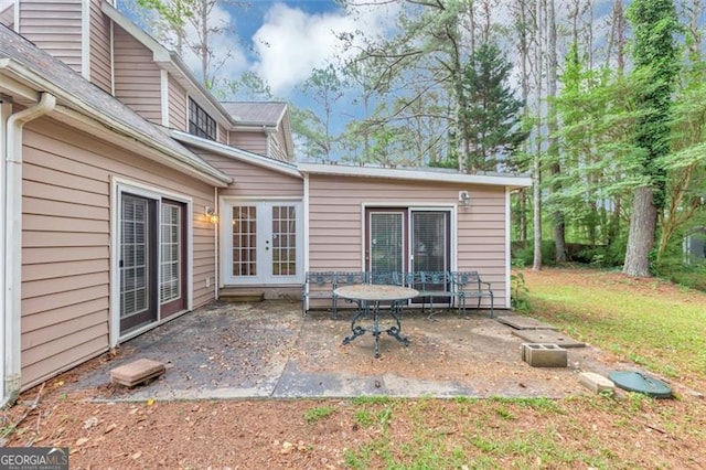 916 Forest Pointe Way, Jonesboro, GA 30238 - view of patio / terrace featuring french doors