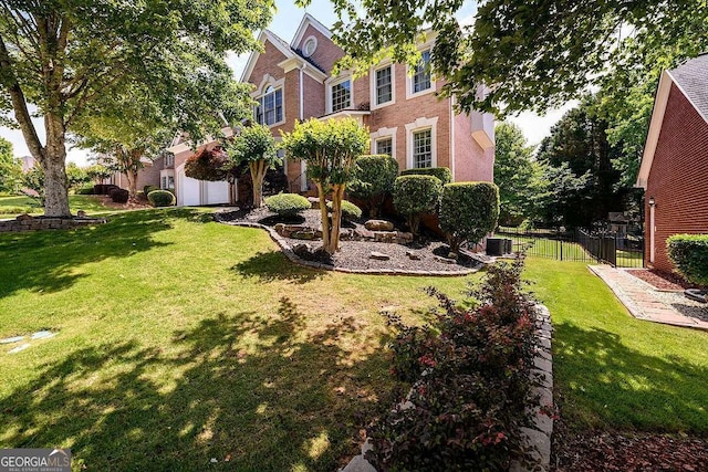 2484 Mossy Branch Dr, Snellville, GA 30078 - view of yard featuring central AC