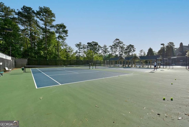 2484 Mossy Branch Dr, Snellville, GA 30078 - view of tennis court