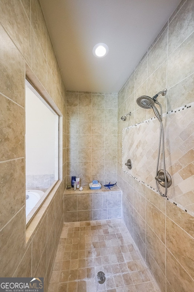 265 Enfield Ln, Mcdonough, GA 30252 - full bath with tiled shower