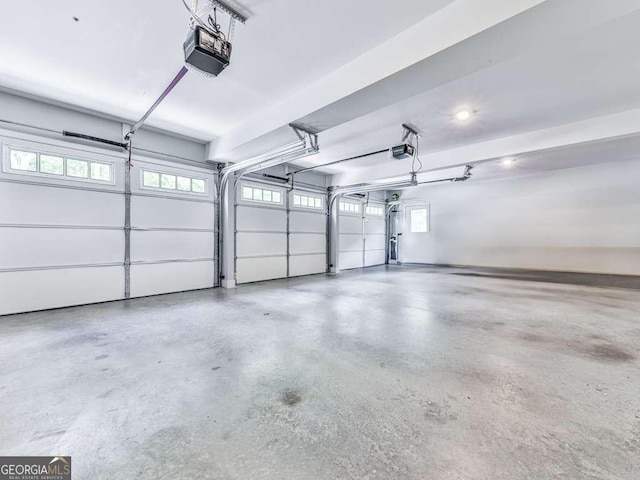 971 Cable Rd, Waleska, GA 30183 - garage featuring a garage door opener