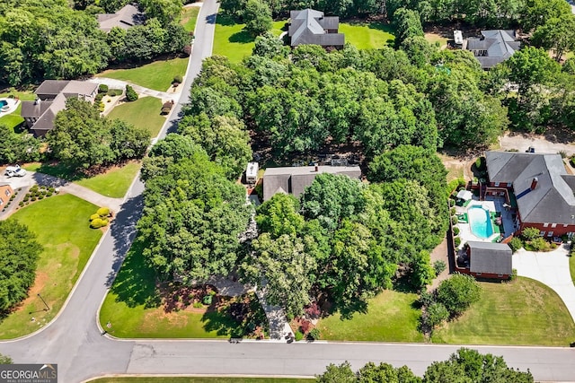 401 Riverwalk, Mcdonough, GA 30252 - aerial view of residential area featuring a pool