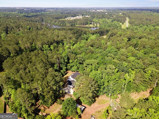 1143 Mcgarity Rd, Mcdonough, GA 30252 - aerial view of a forest and a large body of water