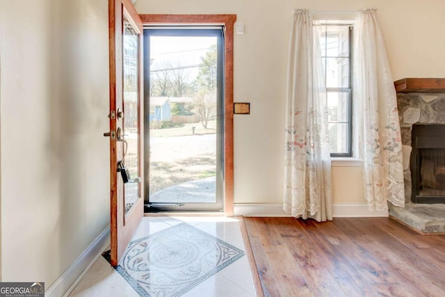 2211 Jonathan Ave, Lithonia, GA 30058 - foyer featuring wood finished floors and baseboards