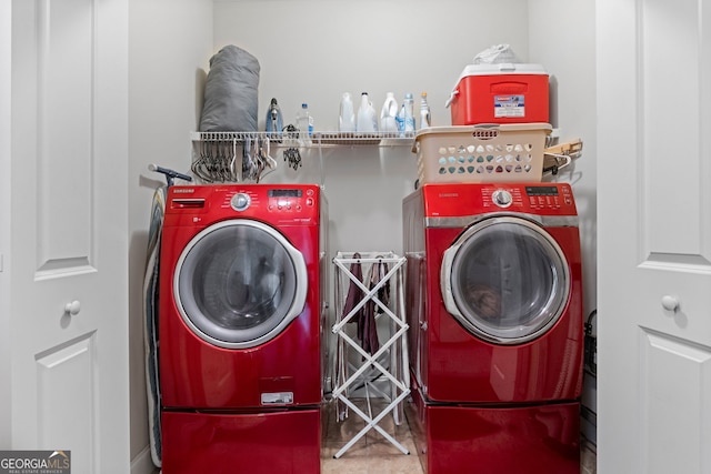 1516 Winward Dr, Locust Grove, GA 30248 - laundry room featuring separate washer and dryer