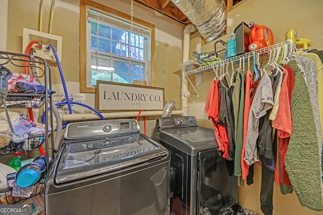 2006 Carrollton Hwy, Temple, GA 30179 - washroom featuring washer and dryer