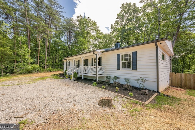 130 April Trce, Dawsonville, GA 30534 - single story home featuring covered porch