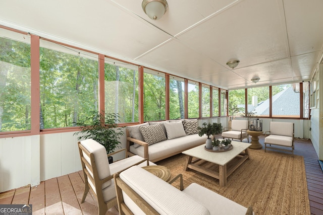 130 April Trce, Dawsonville, GA 30534 - sunroom / solarium featuring an outdoor hangout area