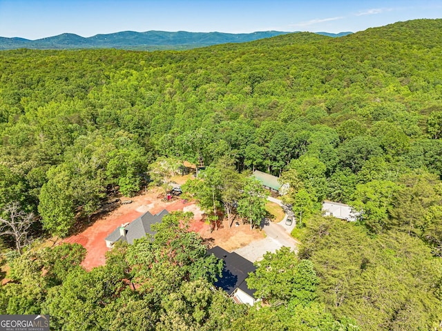 130 April Trce, Dawsonville, GA 30534 - bird's eye view of a heavily wooded area