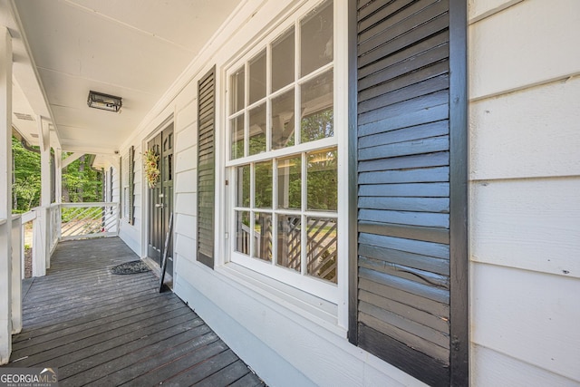 130 April Trce, Dawsonville, GA 30534 - view of wooden porch