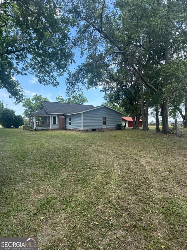 3 Thurman Dasher Rd, Reidsville, GA 30453 - view of green lawn