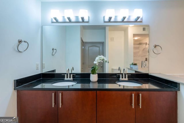 390 17th St NW Unit 2040, Atlanta, GA 30363 - full bathroom with double vanity and a shower
