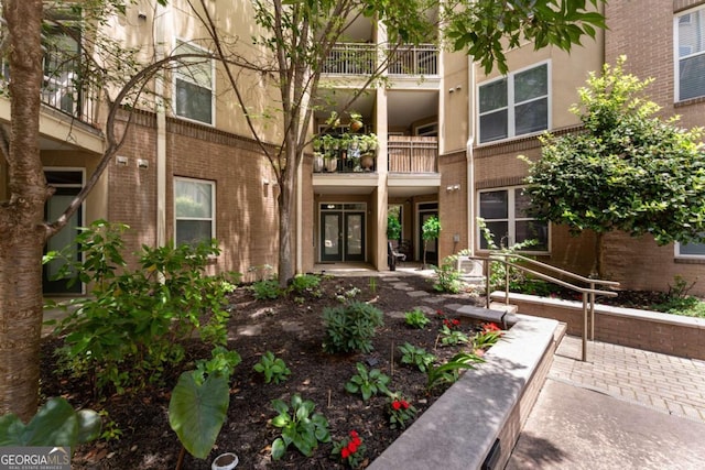 390 17th St NW Unit 2040, Atlanta, GA 30363 - property entrance featuring brick siding
