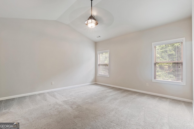 1537 Maplecliff Way, Sugar Hill, GA 30518 - carpeted empty room with plenty of natural light, lofted ceiling, baseboards, and a ceiling fan
