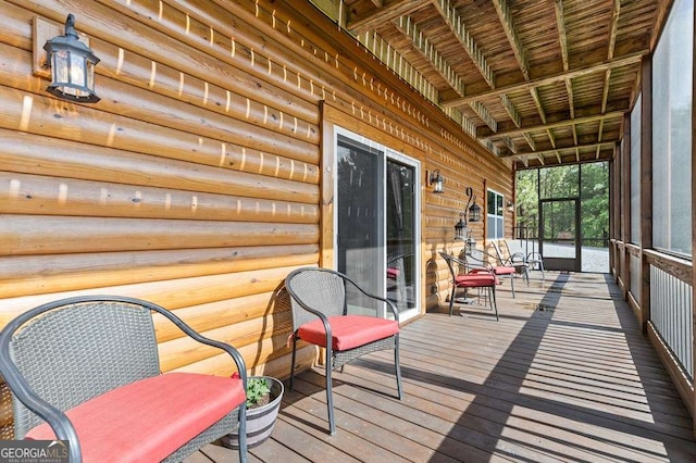 325 Emelia Dr, Morganton, GA 30560 - view of wooden deck