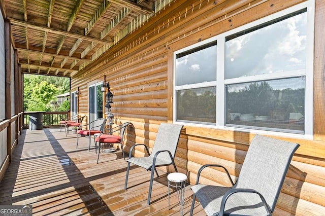 325 Emelia Dr, Morganton, GA 30560 - view of wooden deck