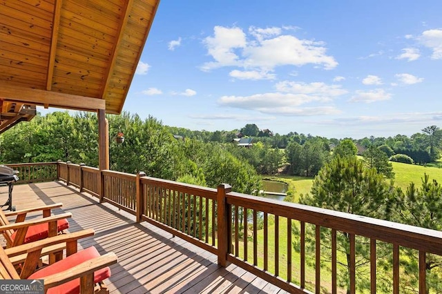 325 Emelia Dr, Morganton, GA 30560 - view of wooden deck