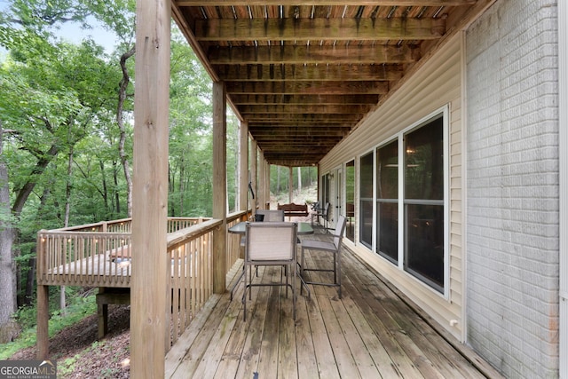 425 Wagers Mill Rd, Newnan, GA 30263 - view of deck