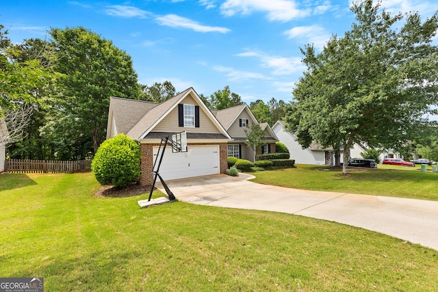 264 Baldwin Ct, Newnan, GA 30263 - view of front facade featuring brick siding, driveway, a garage, and a shingled roof